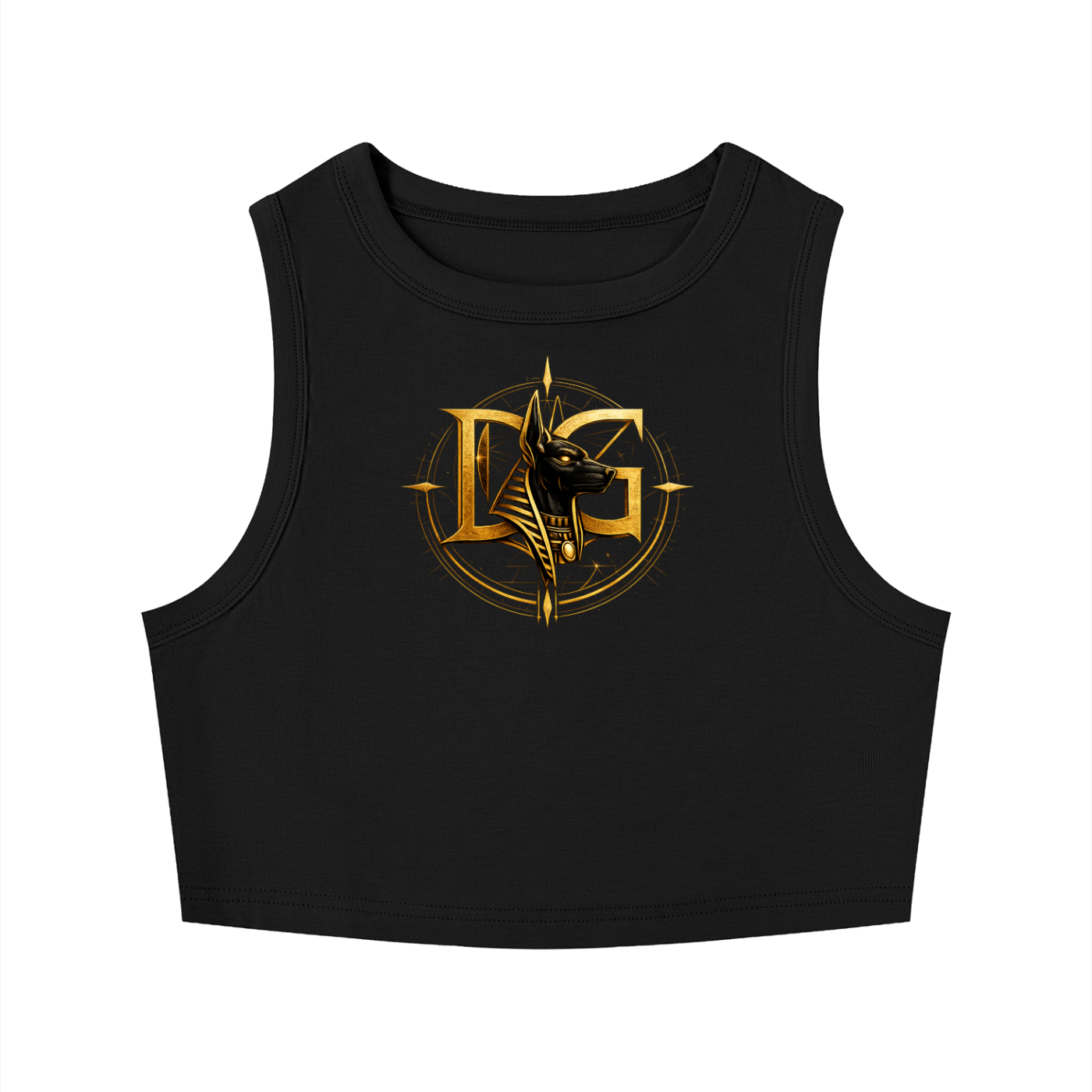 Women's Tight Crewneck Crop Tank Top