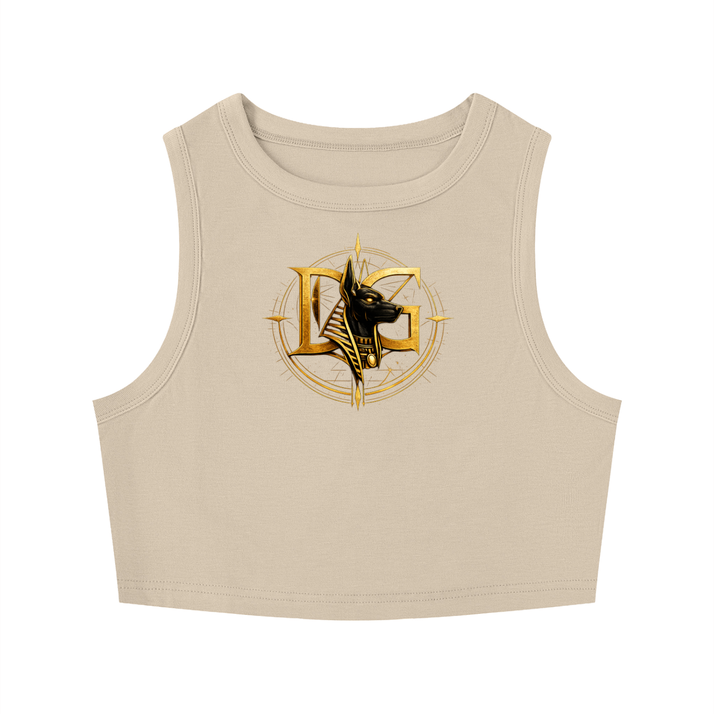 Women's Tight Crewneck Crop Tank Top