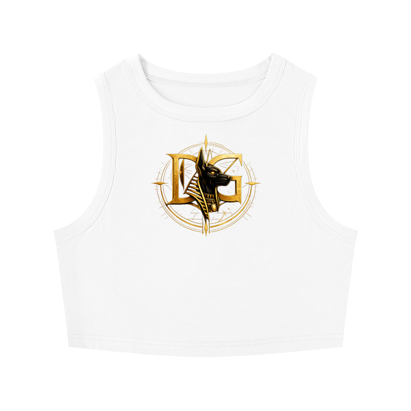 Women's Tight Crewneck Crop Tank Top