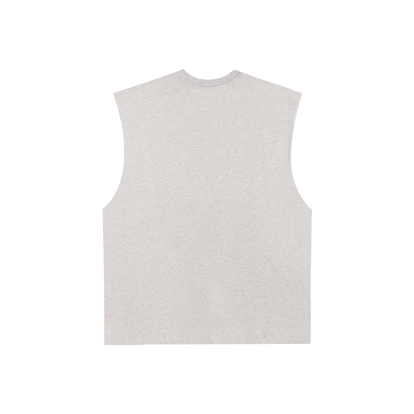 DG (Circle) Raw Edge Cotton Tank Top